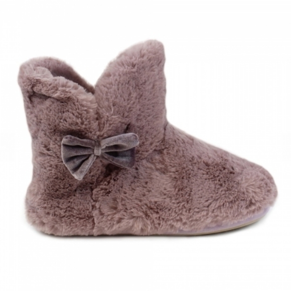 ●SALE●🇨🇦TOTES TOASTIES3118A Ladies Boot Slippers Mink - Picture 2 of 14